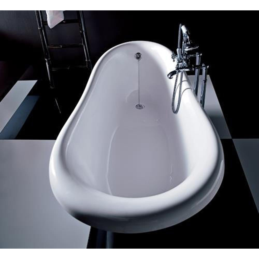 Vasca da bagno epoca solo guscio realizzata in metracrilato 170x80xH72/61