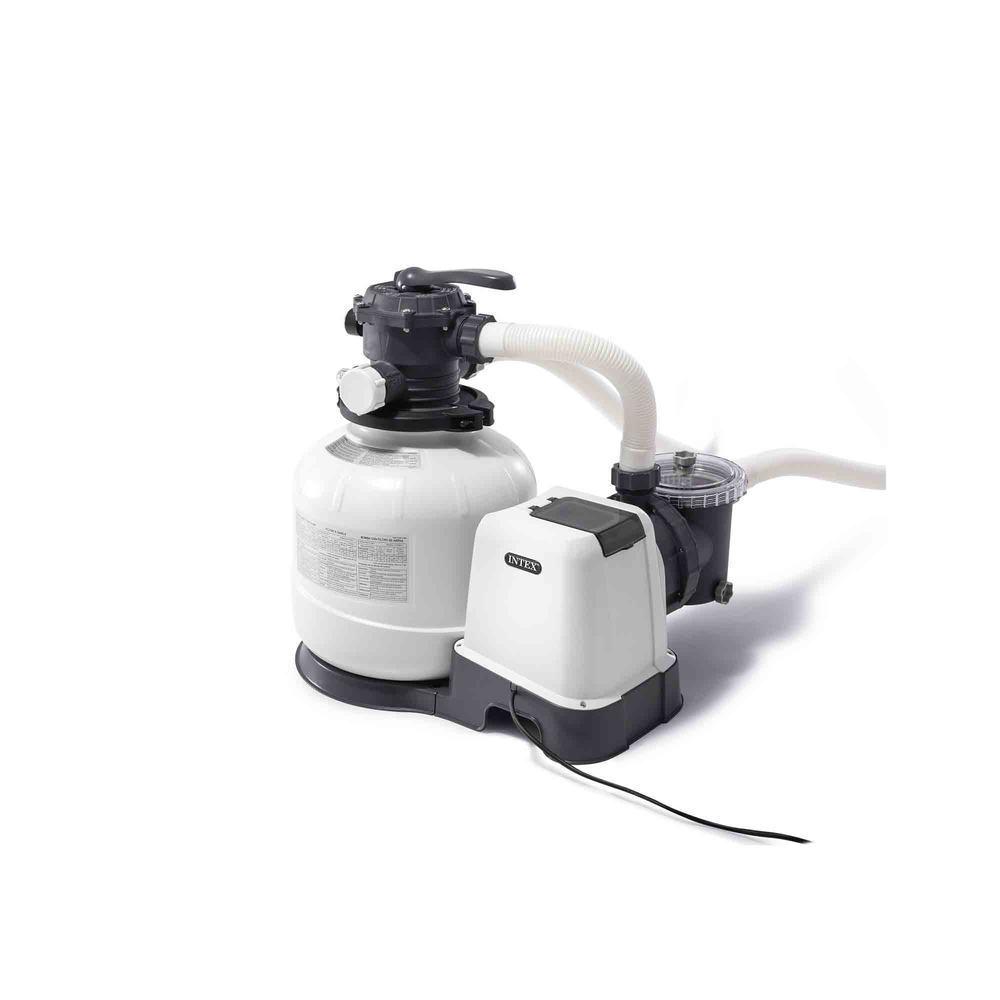 Pompe de filtration à sable pour piscines jusqu'à 54 368 litres INTEX26648 