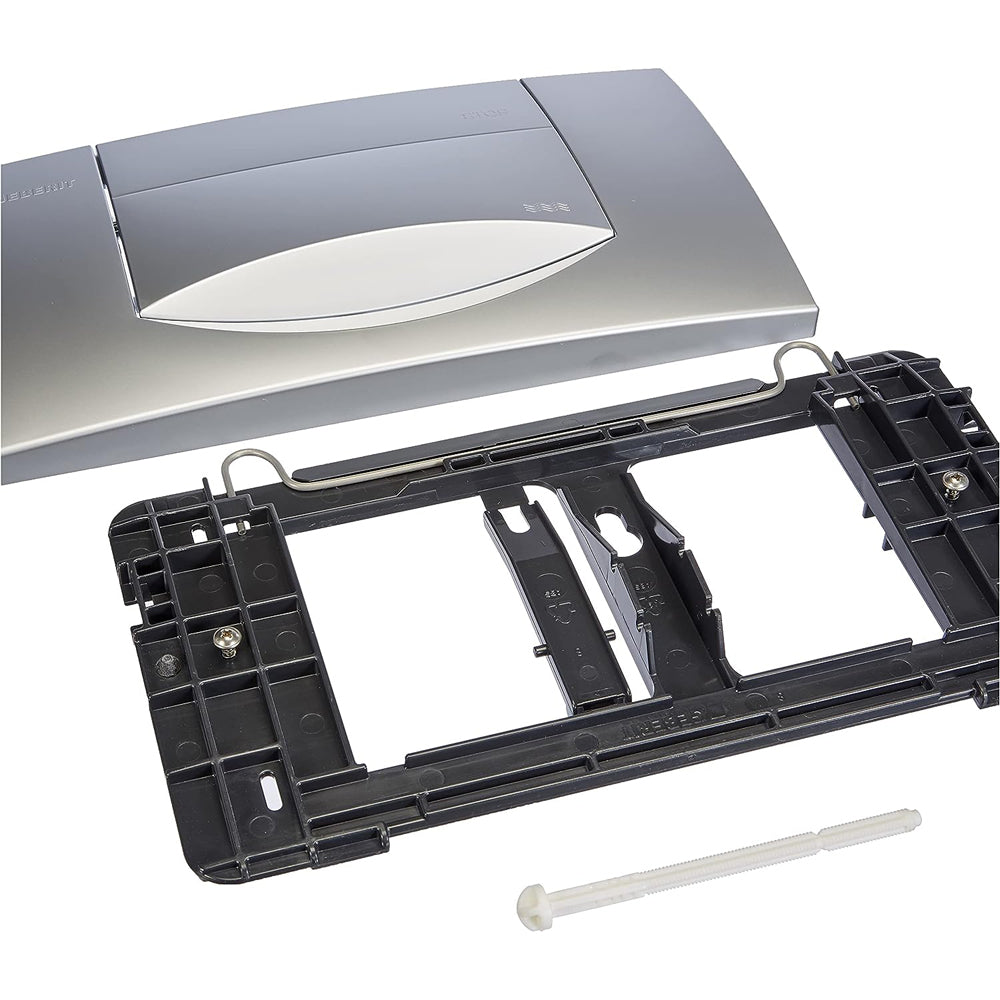 Placca di comando monotasto per cassette di risciacquo a incasso 34x18.5x3.9 cm