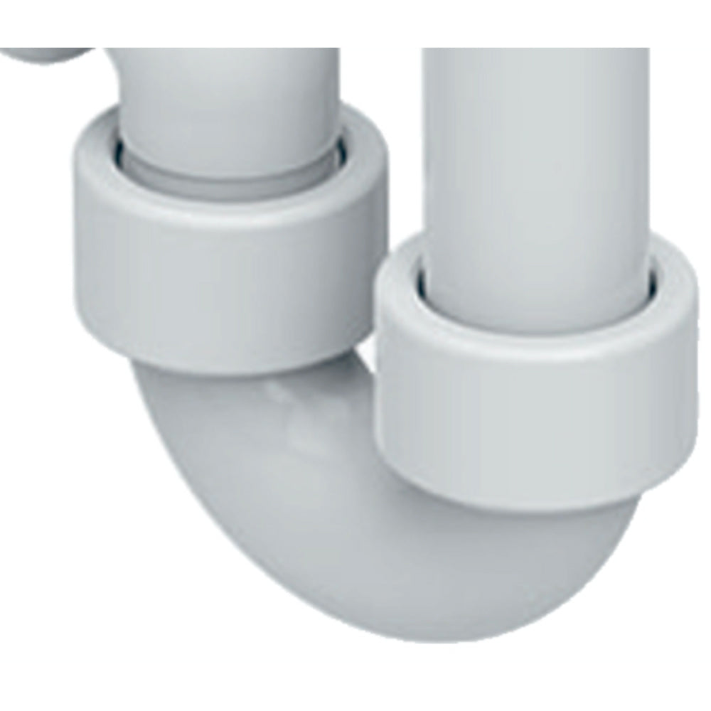 Sifone per bidet orientabile diametro 4 cm con attacco 1"1/4