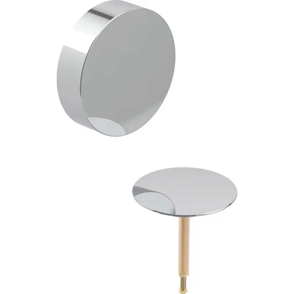 Accessori completamento tappo piletta cromato lucido per sifone