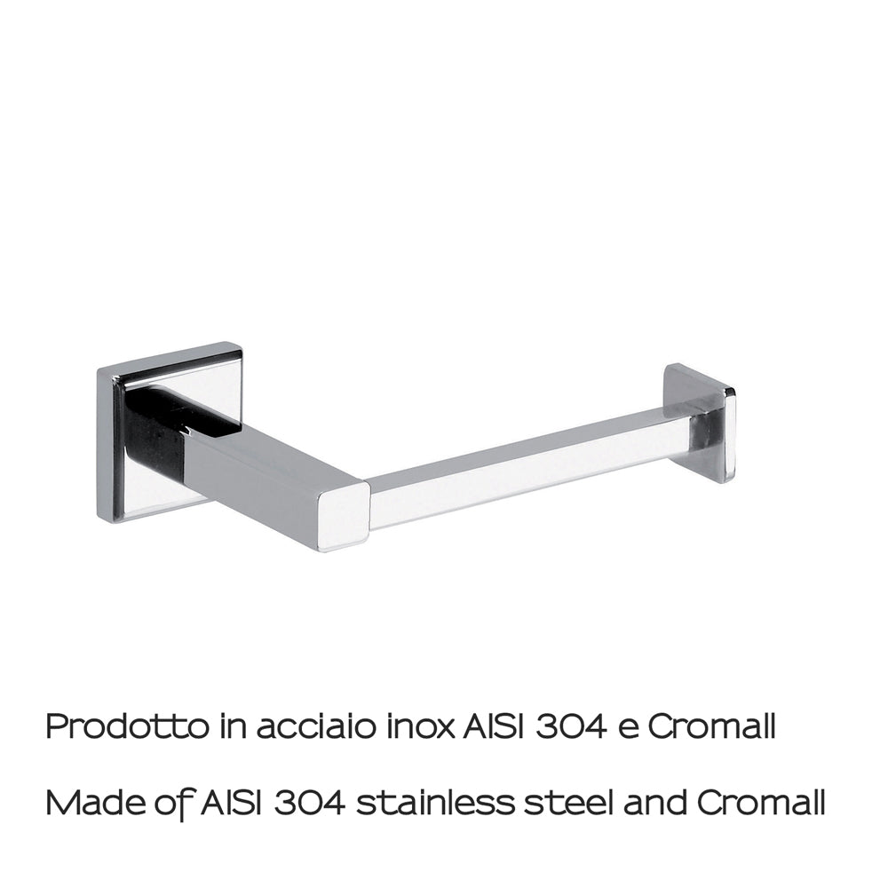 Portarotolo aperto in acciaio inox da bagno Colorado