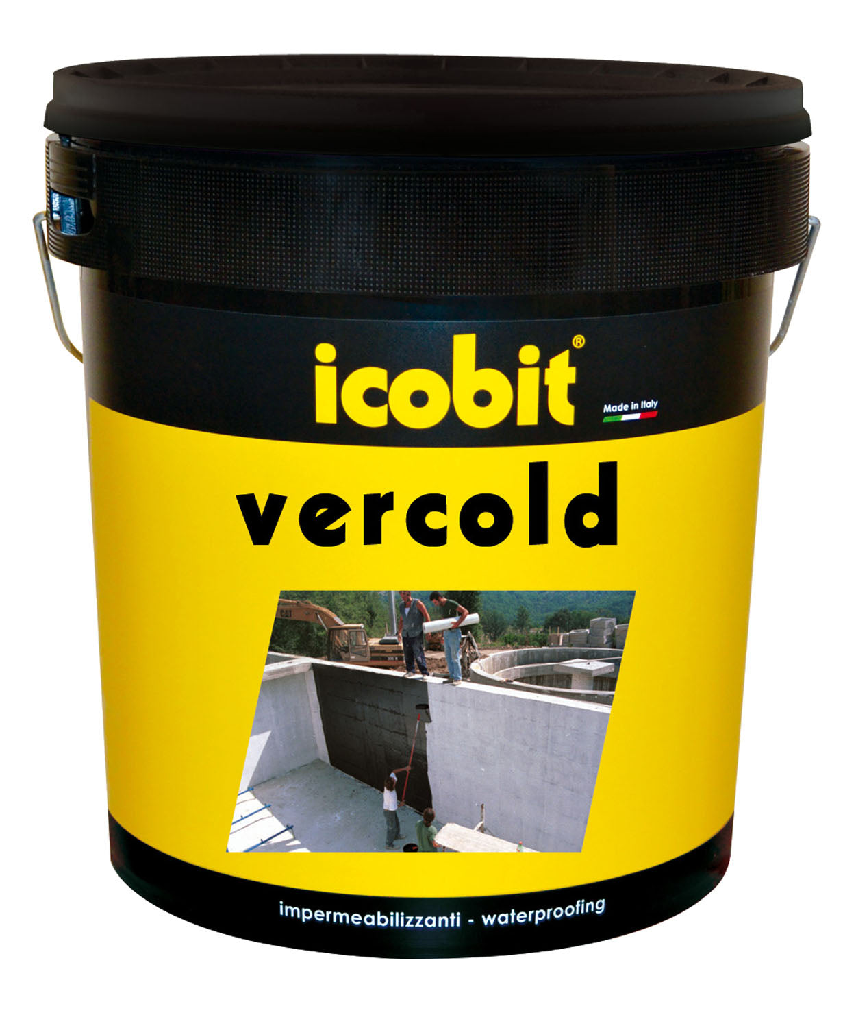 Protection imperméable en asphalte bitumineux à froid Icobit Vercold