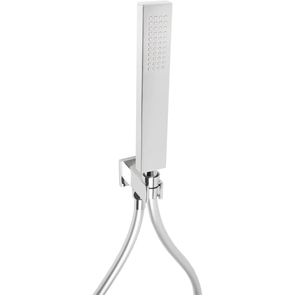 Kit doccia duplex quadro monogetto cromo