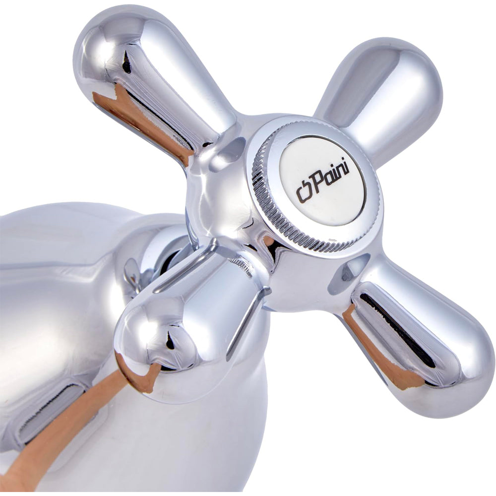 Batteria miscelatore bidet cromo con 3 fori liberty