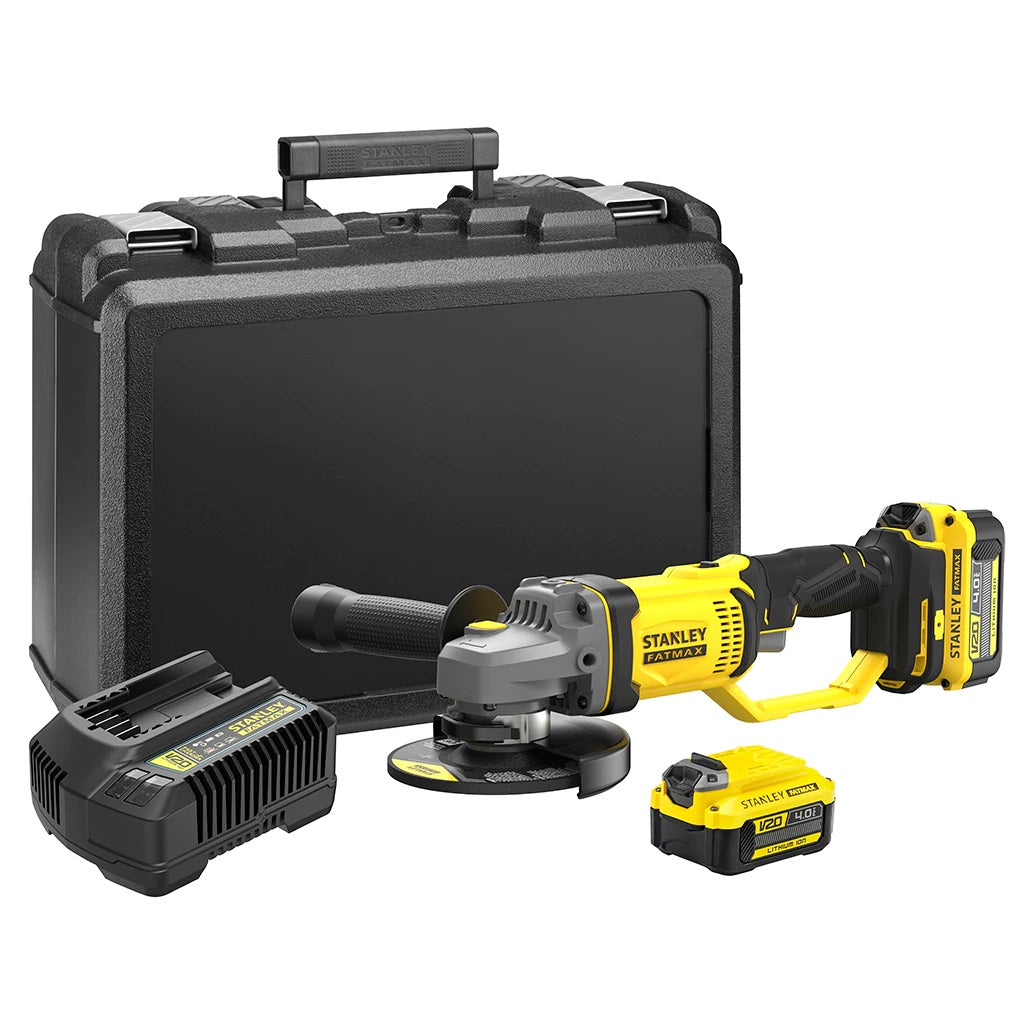 Smerigliatrice Angolare V20 18V 4.0Ah STANLEY FATMAX SFMCG400M2K