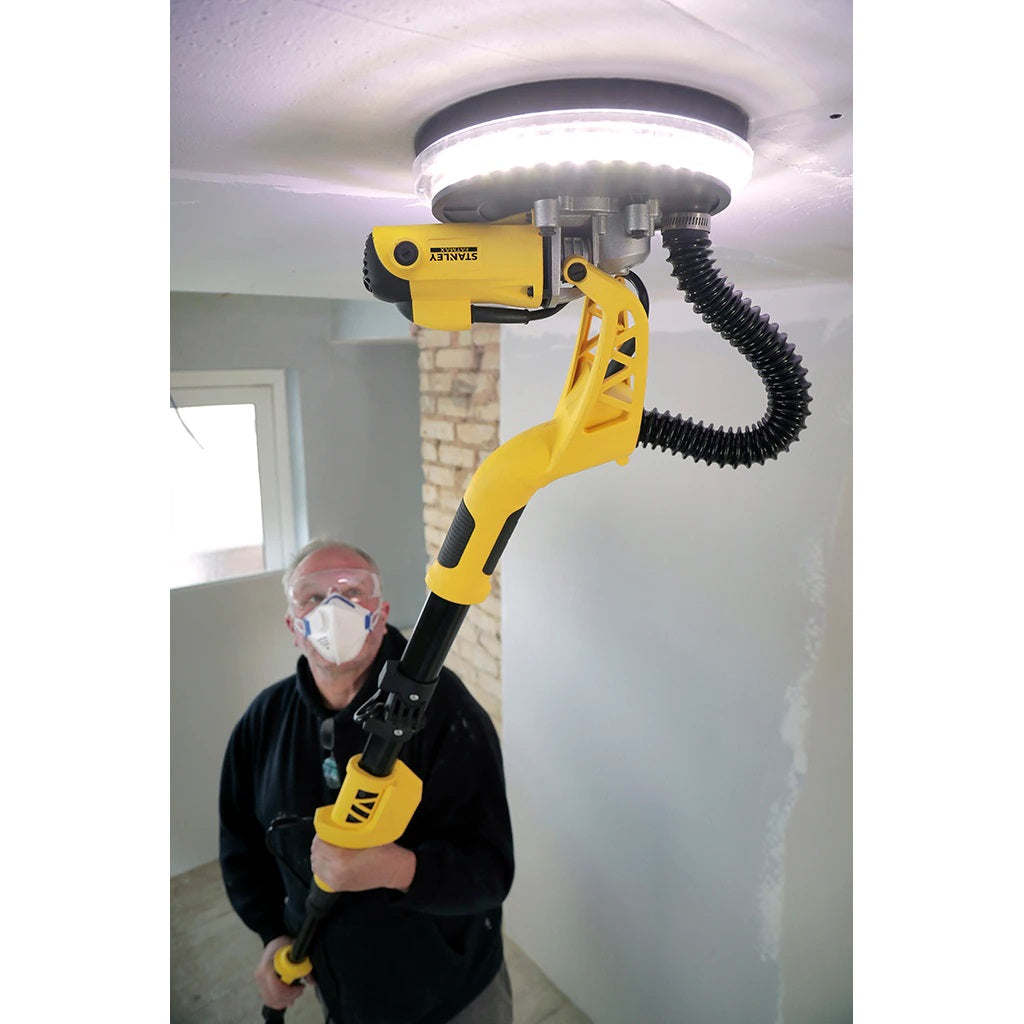 Levigatrice giraffa per Muro con luce led incorporata 750W 225mm STANLEY FATMAX SFMEE500S