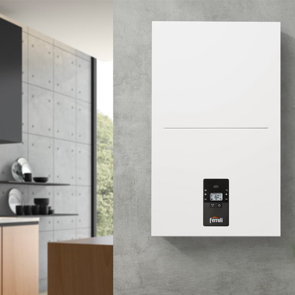 Caldaia a condensazione Istantanea 24 Kw A con sistema di protezione fumi gpl e metano Bluehelix Alpha 28 C