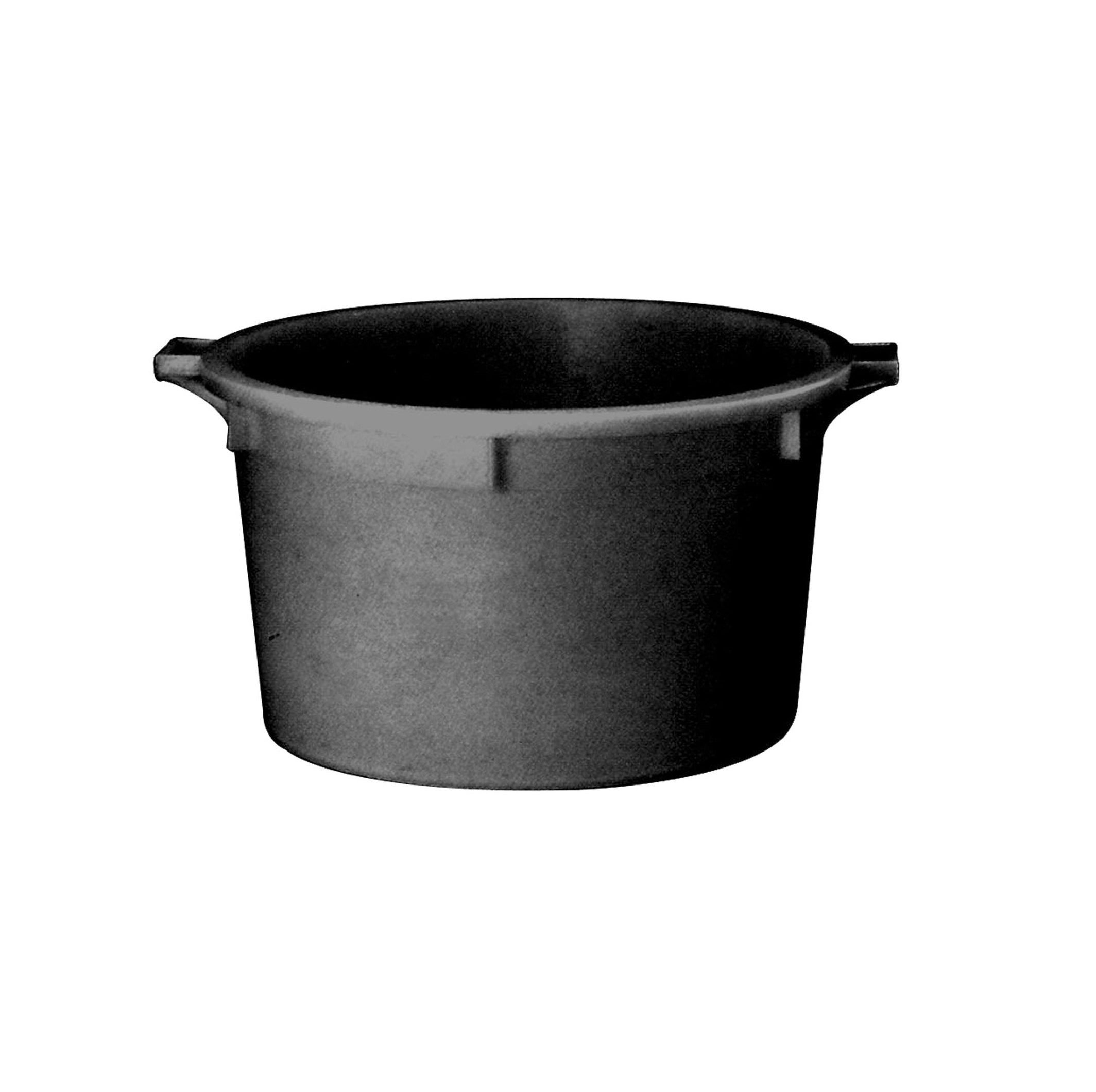 Baignoire seau en plastique noir 80 et 230 litres