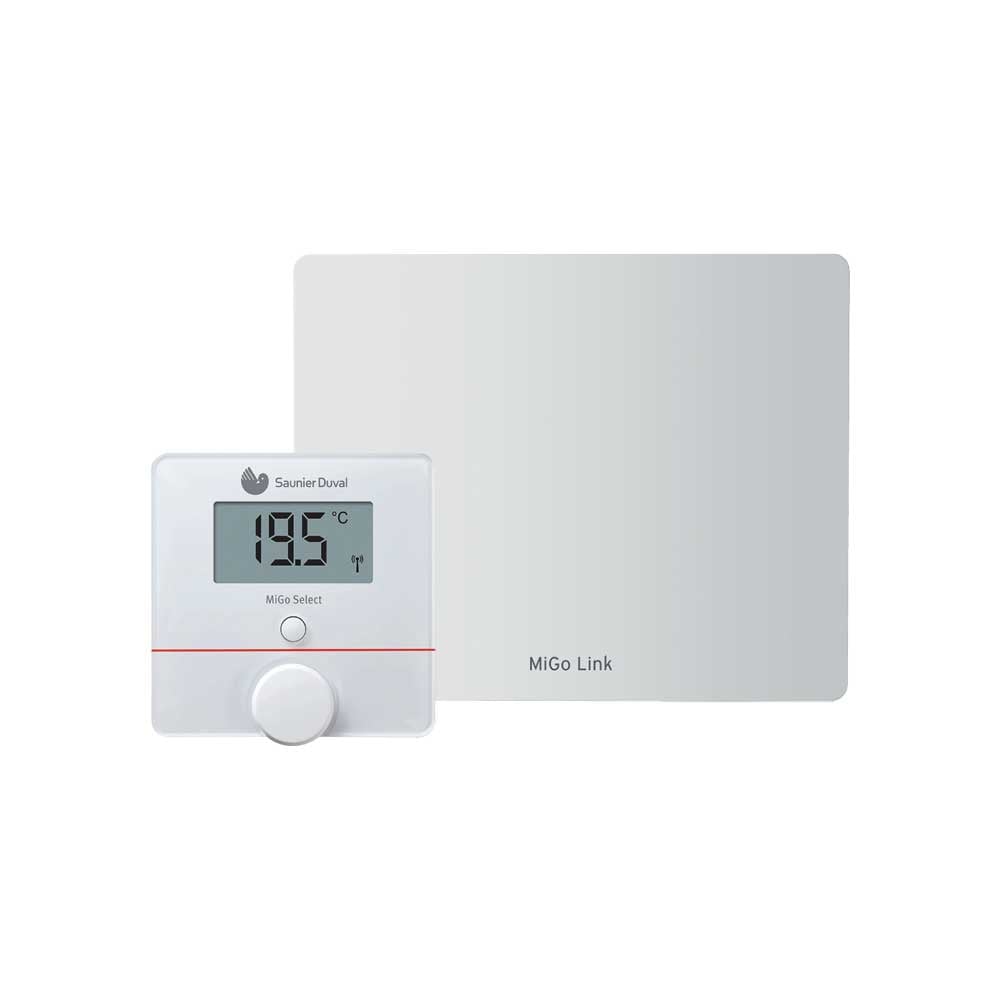 Centralina climatica Wi-Fi modulante per caldaie con display e collegamento a dispositivi mobili Ebus MiGo