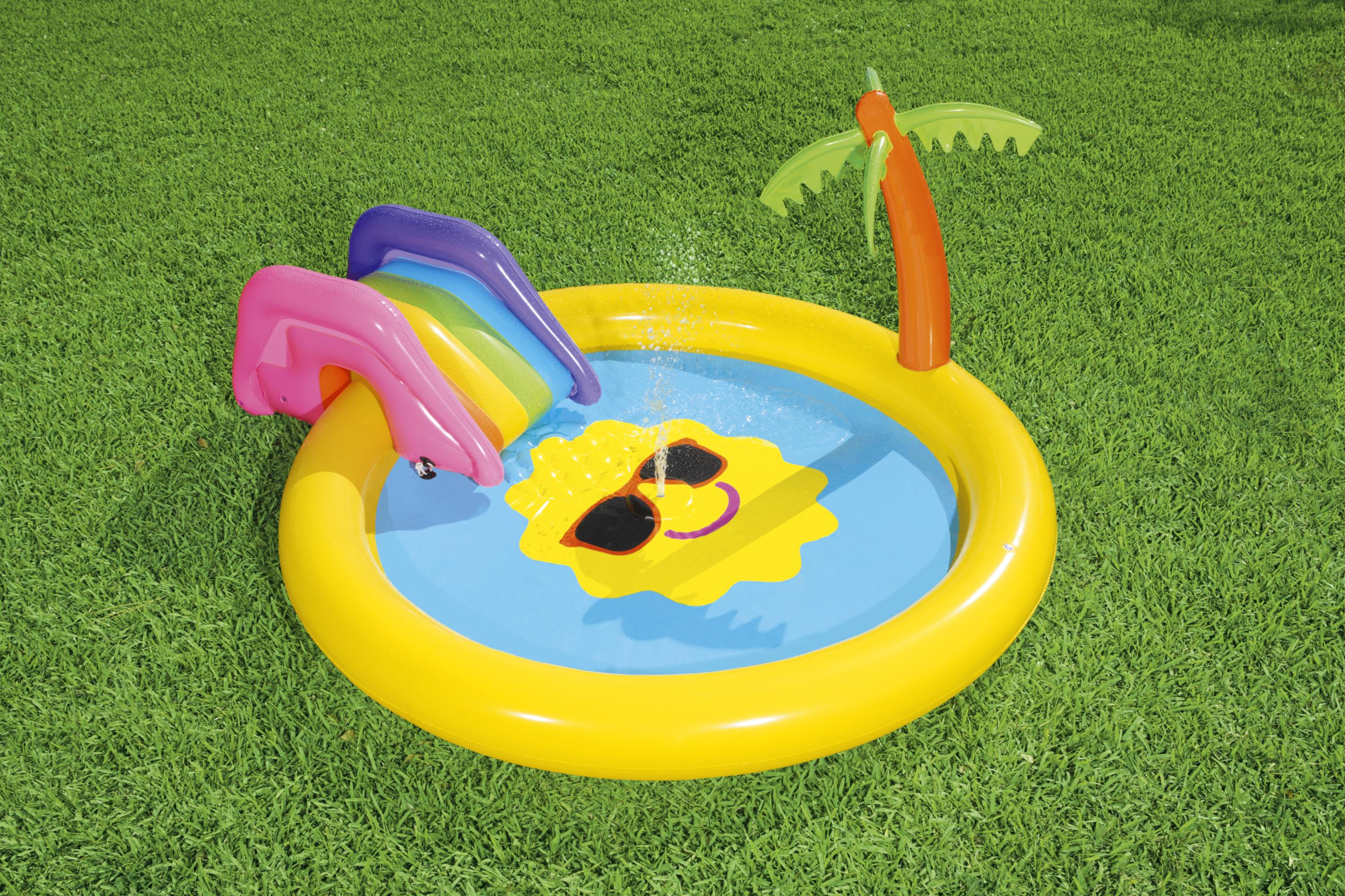 Piscine gonflable Isola del Sole avec toboggan Bestway 53071