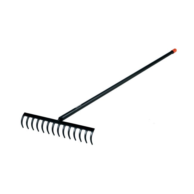 FISKARS Râteau à balai universel en acier au carbone massif