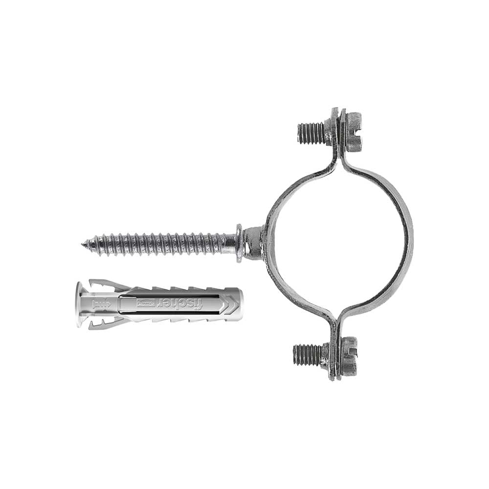 Collarino leggero in acciaio zincato per multistrato e tubi elettrici