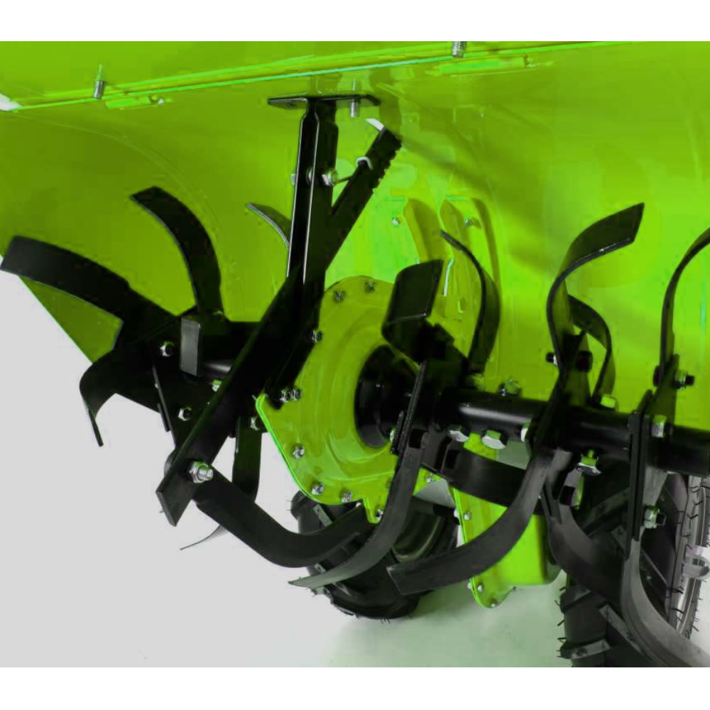 Tracteur automoteur à deux roues avec coupe-houe, moteur 5,5 CV, transmission avec marche arrière Green Cat Terra