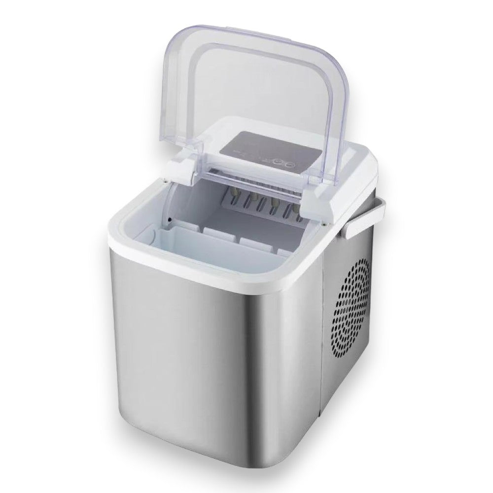 Machine à glace domestique avec récipient de 63 pièces et cycle de cubes de 6 à 9 minutes 110 Watt 37x29x35 cm