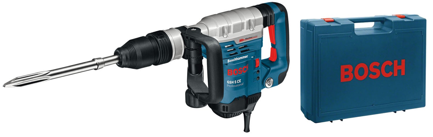 Marteau perforateur de démolition 1.150W avec accessoire SDSmax BOSCH Professional GSH5CE