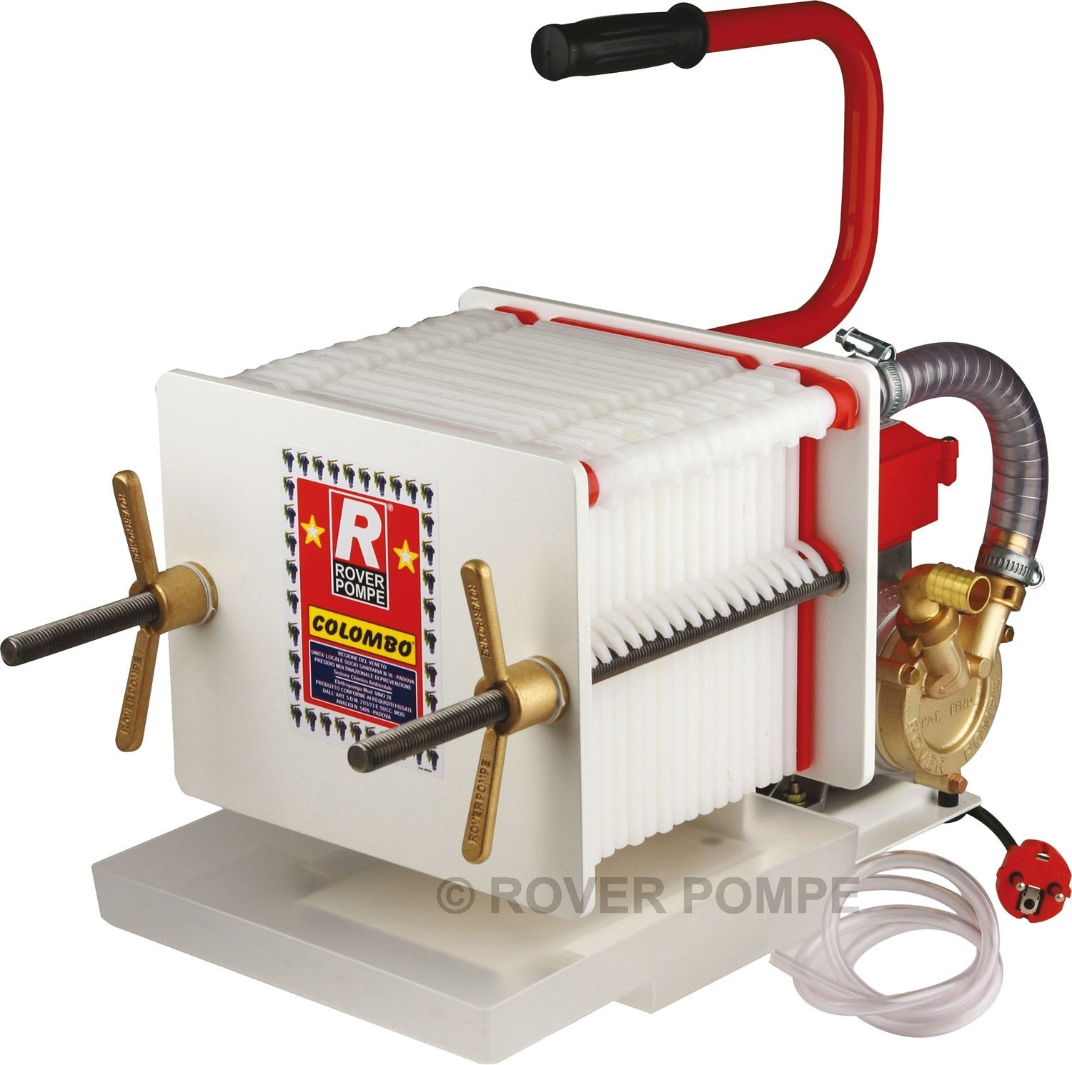 Pompa filtrante 18 strati per alimenti bevande 340 W - Colombo 18 - 580000 - ROVER