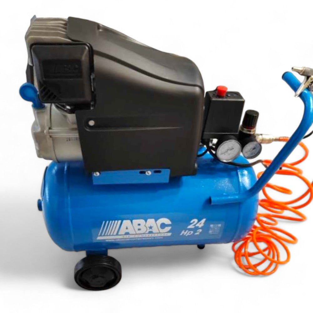 Compresseur électrique coaxial à roues pole position L20 ligne Abac 24 lt 2HP