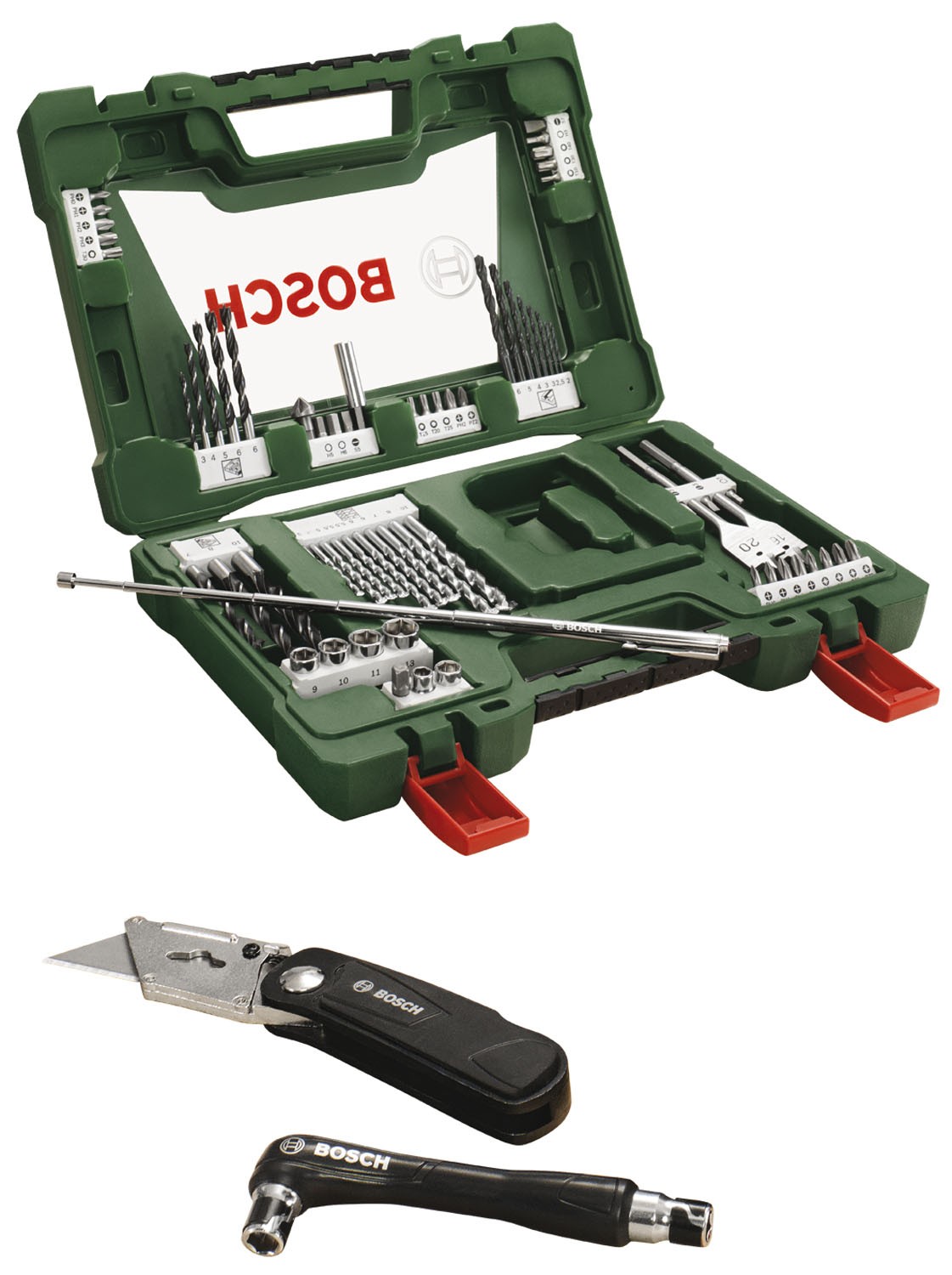 Mallette + jeu d'accessoires Bosch 68 pcs.