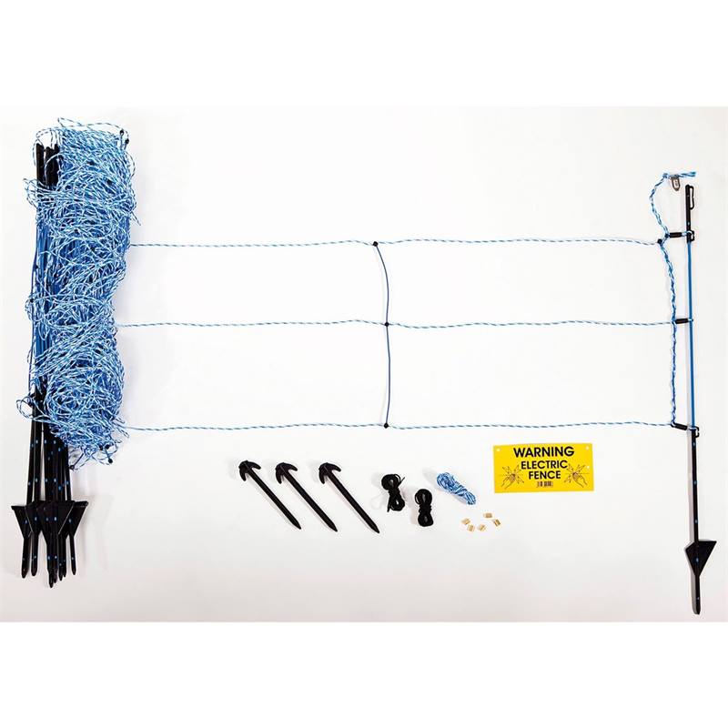 Filet de clôture électrique anti sanglier, rouleau de 50 m.