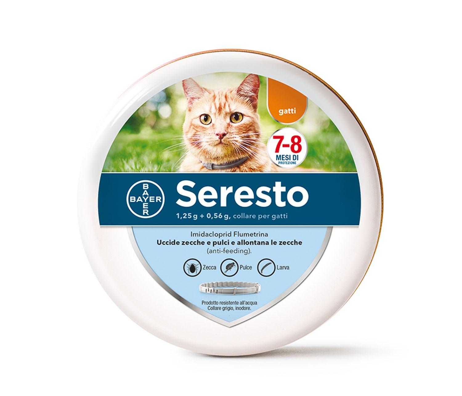 Collier antiparasitaire Seresto à libération contrôlée pour chat