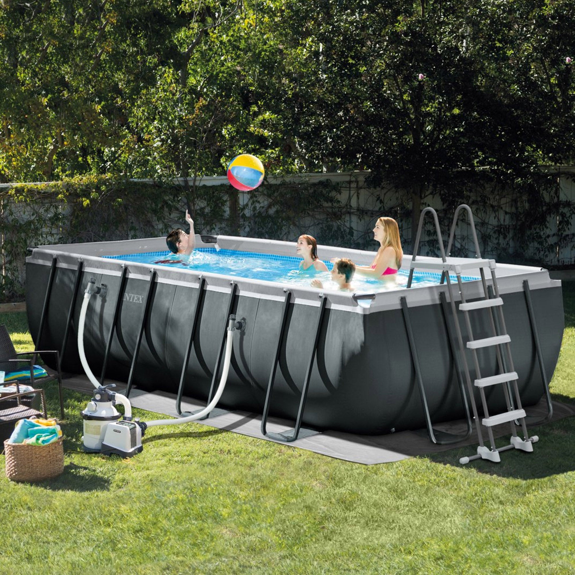 Piscine rectangulaire avec structure XTR 549x274xH132 cm Ultra Xtr Frame INTEX26356 