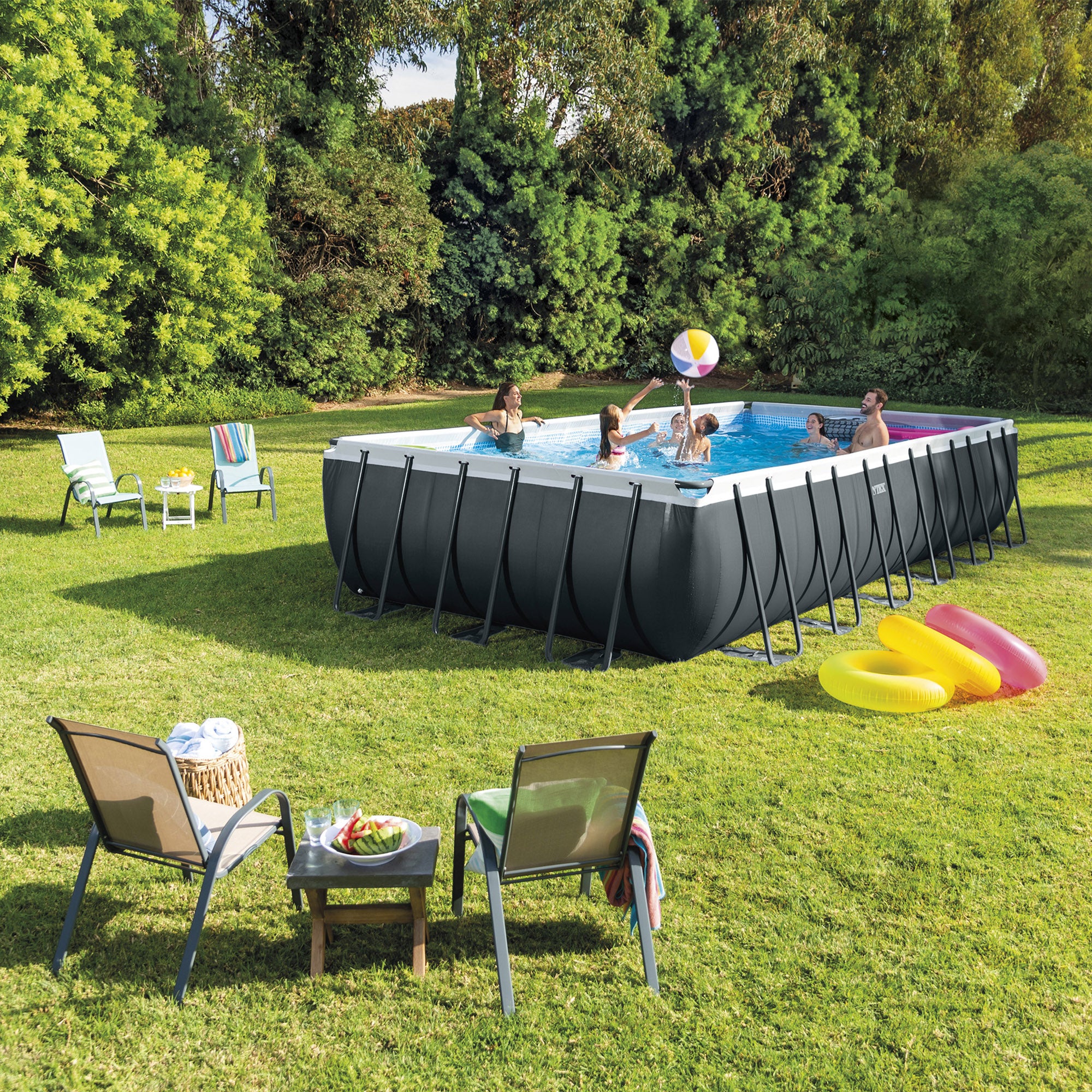 Piscine rectangulaire avec structure XTR 732x366xH132 cm Ultra Xtr Frame INTEX26364 