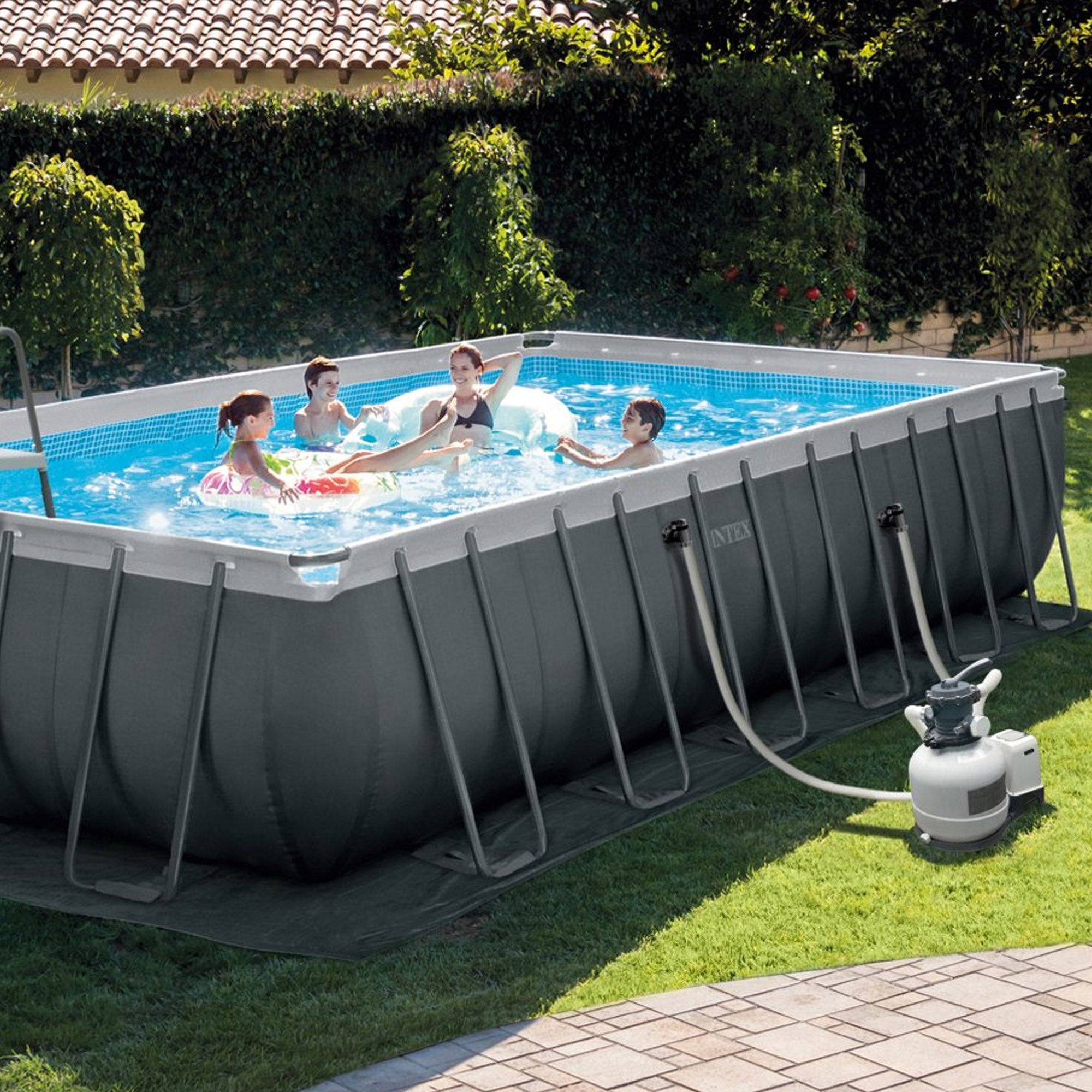 Piscine rectangulaire avec structure XTR 732x366xH132 cm Ultra Xtr Frame INTEX26364 