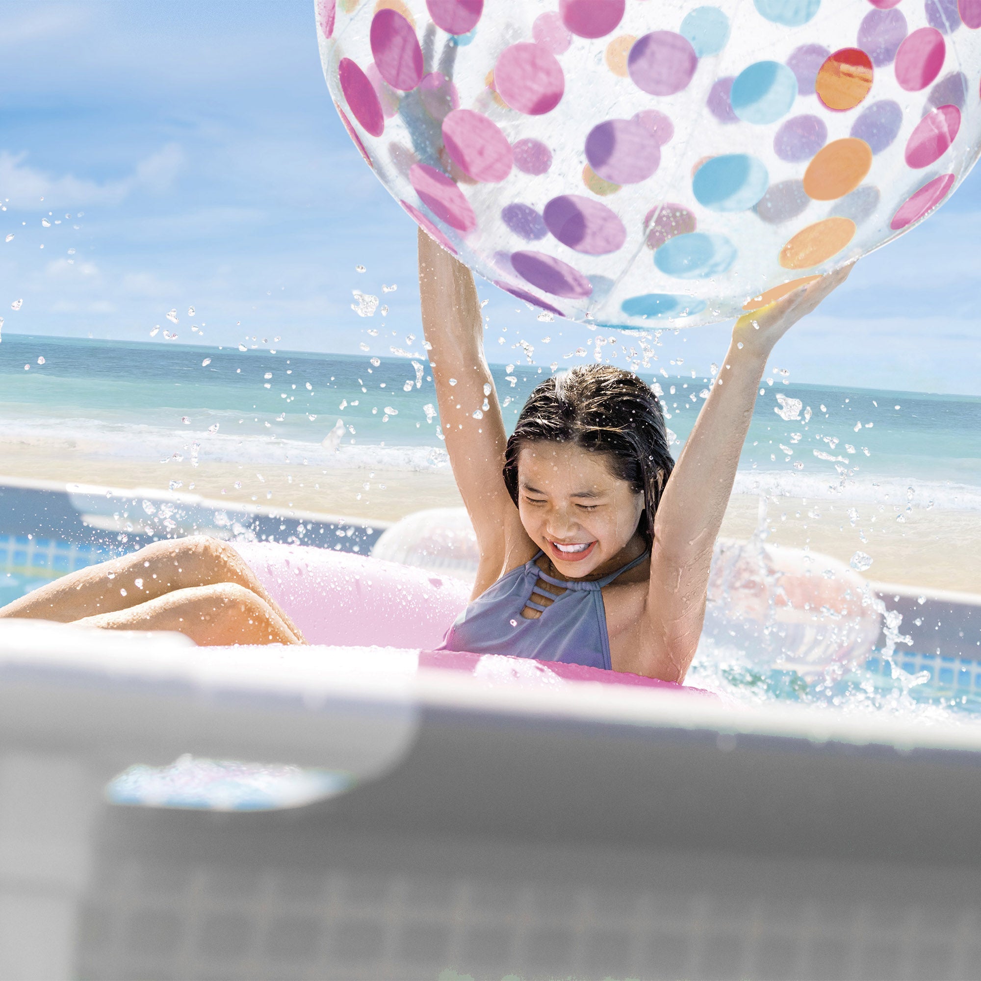 Piscine ronde avec structure Ø610xH132 cm Prism Frame INTEX26756 