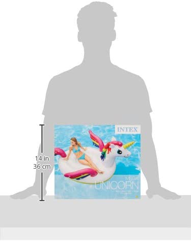 Grande Licorne flottante gonflable 287x193x165 cm - Île en forme de licorne Intex 57281 