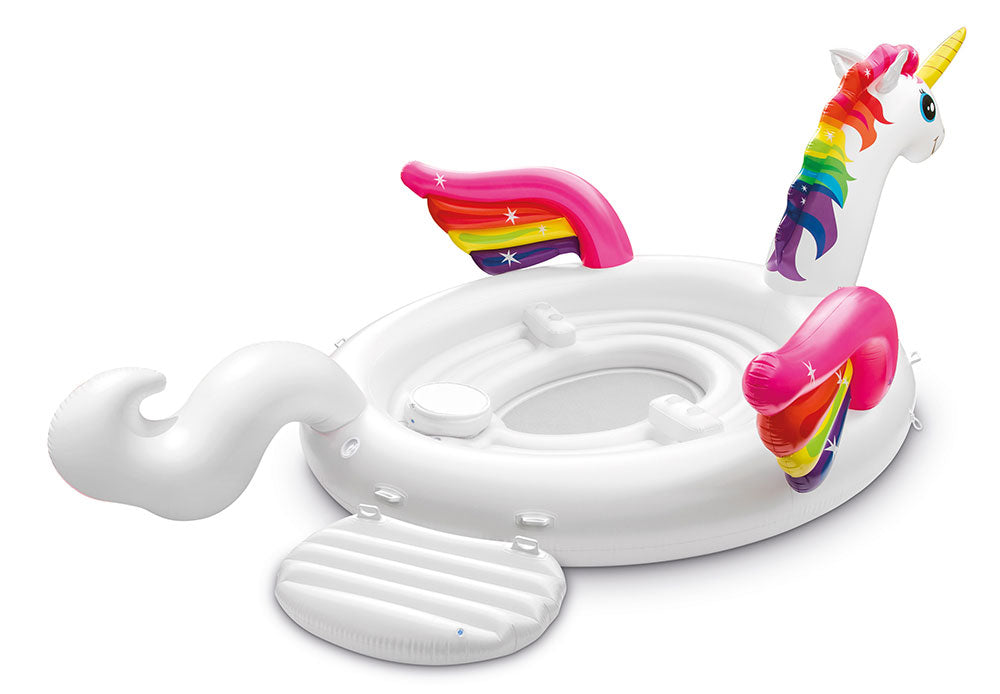 Unicorno gonfiabile gigante 503x335x173 cm Isola Party Intex 57266 NP