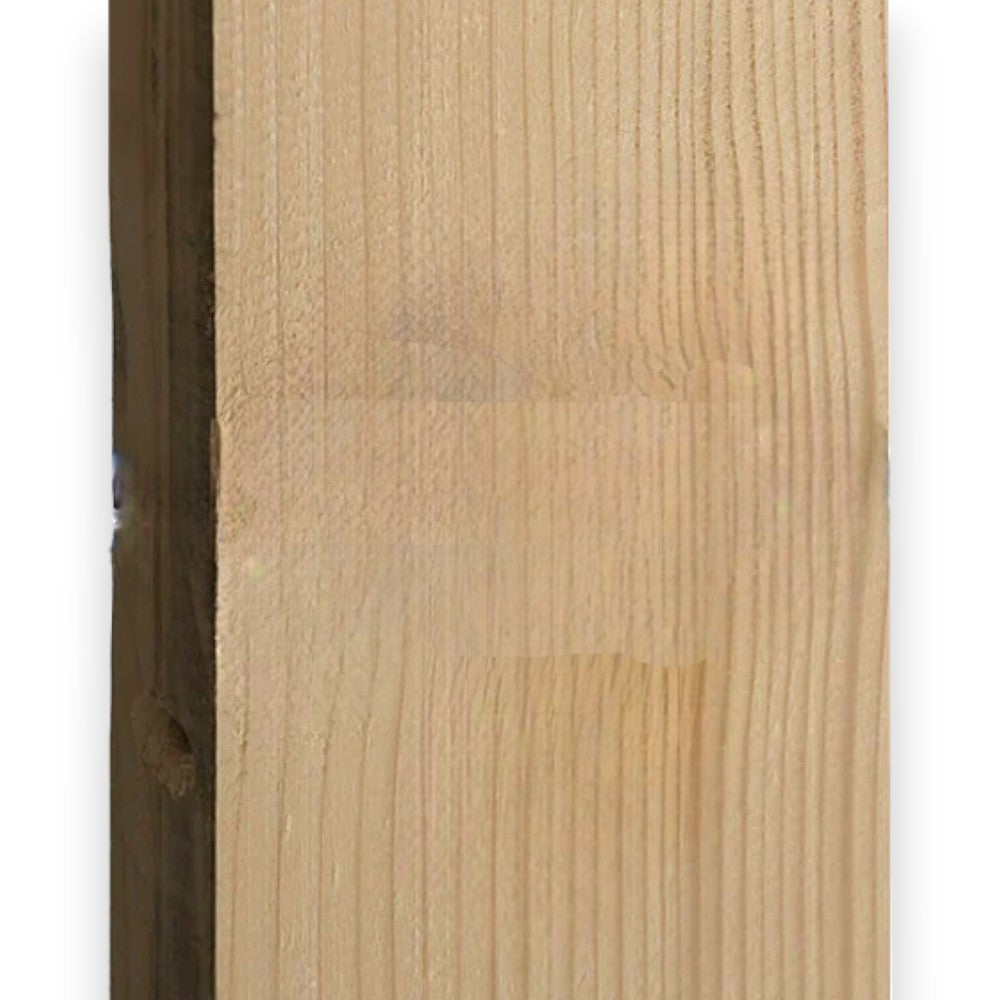 Sous-cadre universel en bois de sapin de 2 cm d'épaisseur pour portes intérieures avec supports métalliques pré-assemblés