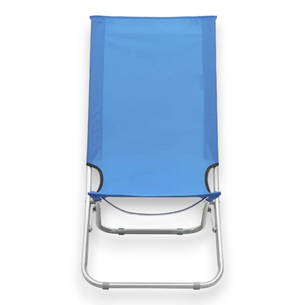 Plage extérieure et plage pliable avec structure en fer et tissu oxford