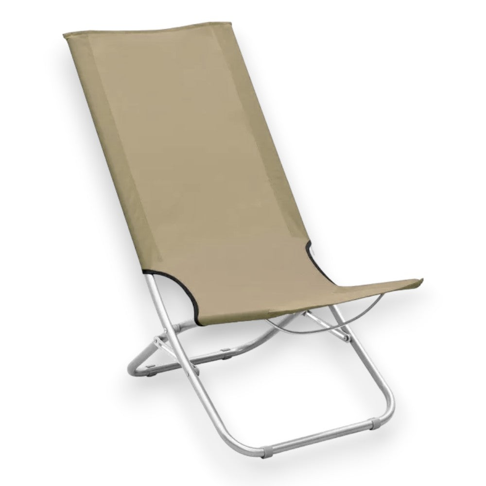 Plage extérieure et plage pliable avec structure en fer et tissu oxford