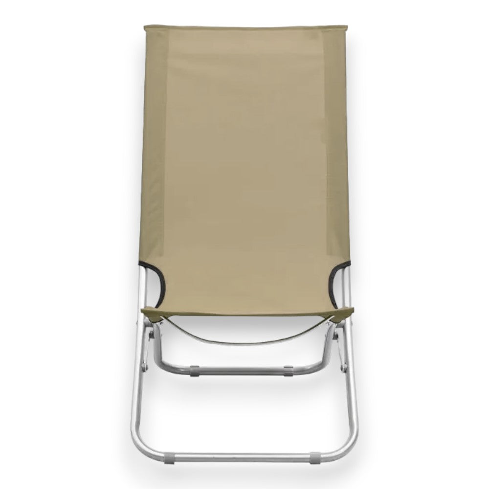 Plage extérieure et plage pliable avec structure en fer et tissu oxford