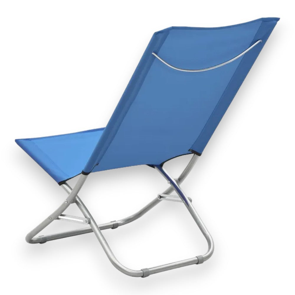 Plage extérieure et plage pliable avec structure en fer et tissu oxford