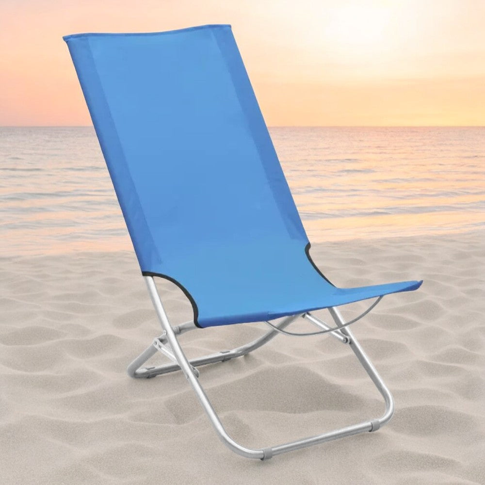 Plage extérieure et plage pliable avec structure en fer et tissu oxford