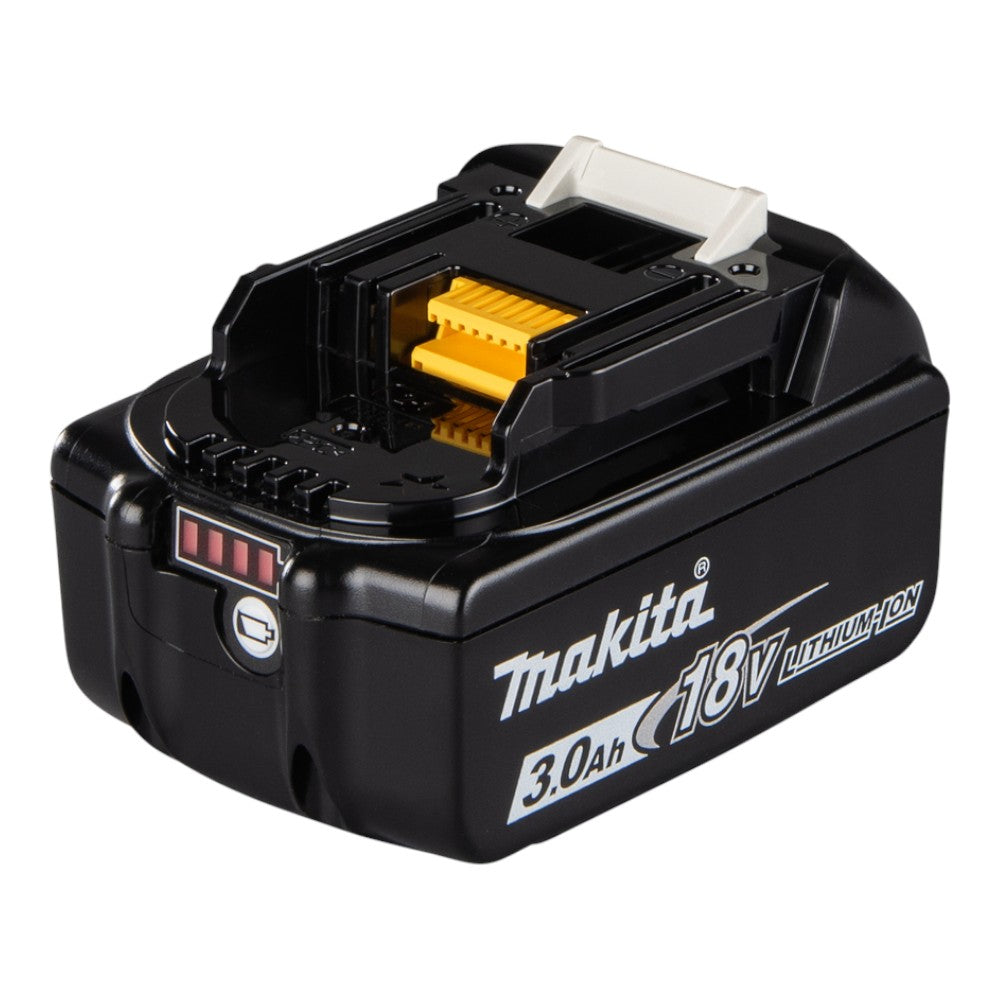 Perceuse visseuse professionnelle à percussion 2 vitesses 18V 3Ah avec 3 batteries et mallette MAKPAC DHP482RF3J 