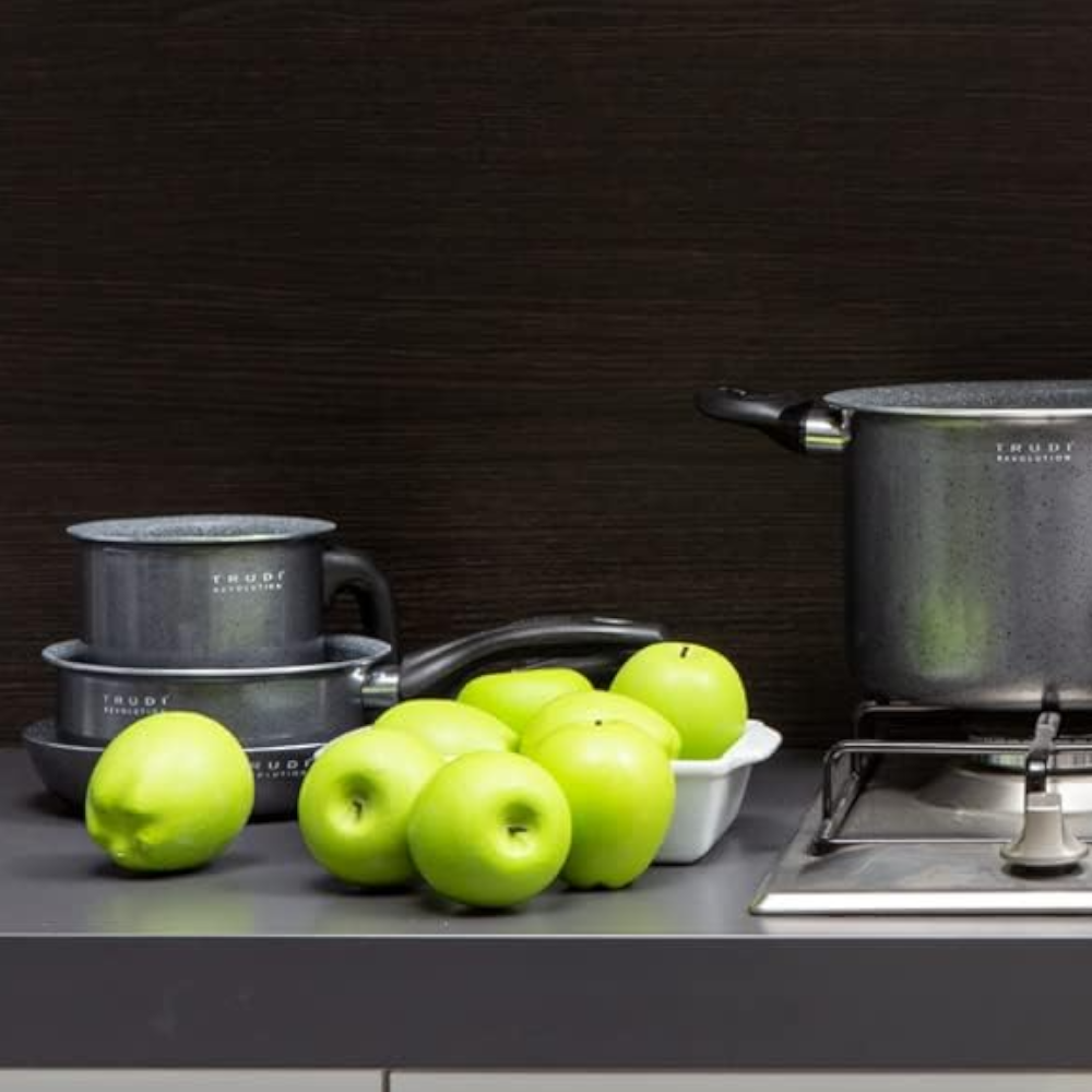 Poêle Ø32 cm en aluminium hautement antiadhésif pour tous types de plaques de cuisson Trudi Revolution Aeternum
