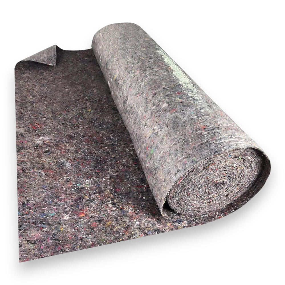 Feutre pour peintres avec protection antidérapante - rouleau de 10x1h.gr.220m2.