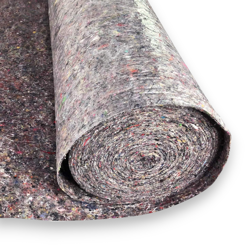 Feutre pour peintres avec protection antidérapante - rouleau de 10x1h.gr.220m2.