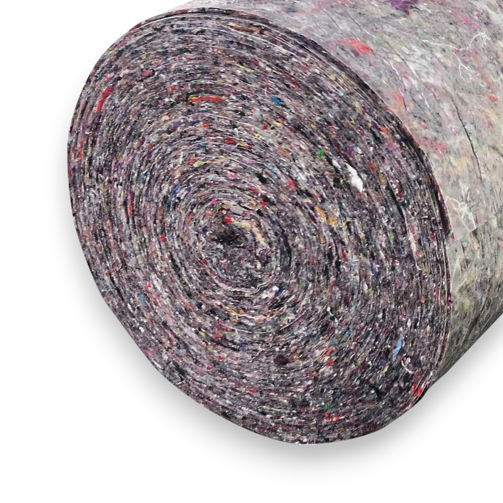 Feutre pour peintres avec protection antidérapante - rouleau de 10x1h.gr.220m2.
