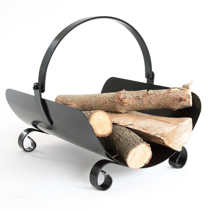 Portalegna per camino in ferro 40x36xH35 cm
