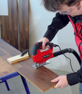 Scie sauteuse électrique 400W avec adaptateur d'aspiration de poussière TC-JS60/1 EINHELL 