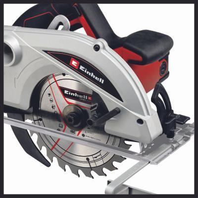 Scie circulaire électrique 1410W avec profondeur de lame et angle d'inclinaison réglables TC-CS1410 EINHELL 