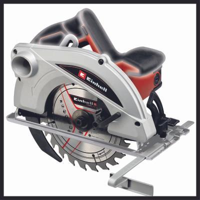 Scie circulaire électrique 1410W avec profondeur de lame et angle d'inclinaison réglables TC-CS1410 EINHELL 