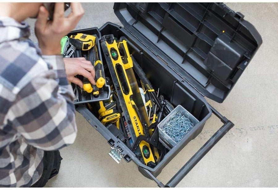 Chariot organisateur d'outils Essential Stanley STST1-80150 avec tiroir et poignée