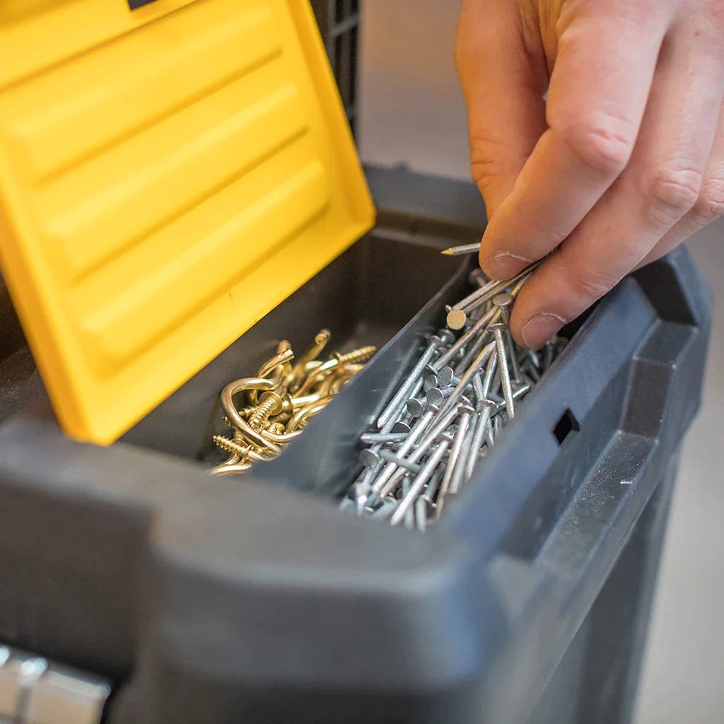 Chariot chariot pour outils et petites pièces avec 3 niveaux de rangement et verrouillable professionnel STANLEY 