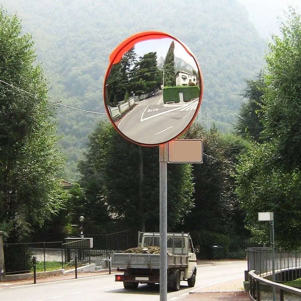 miroir de rue avec visière étoile idéale ø 60 cm