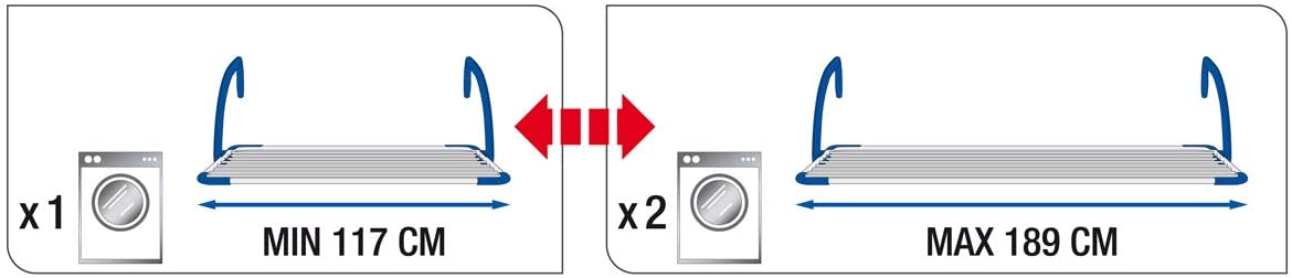 Sèche-linge de balcon extensible Brezza Extend Gimi
